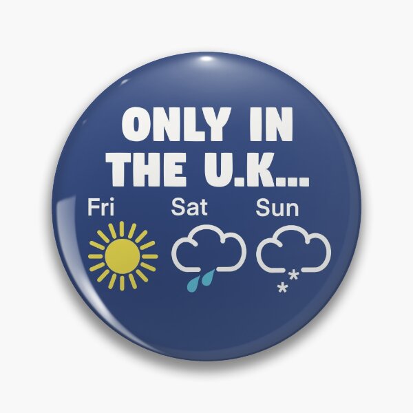 Item preview, Only In The UK British Weather Forecast  designed and sold by Funful.