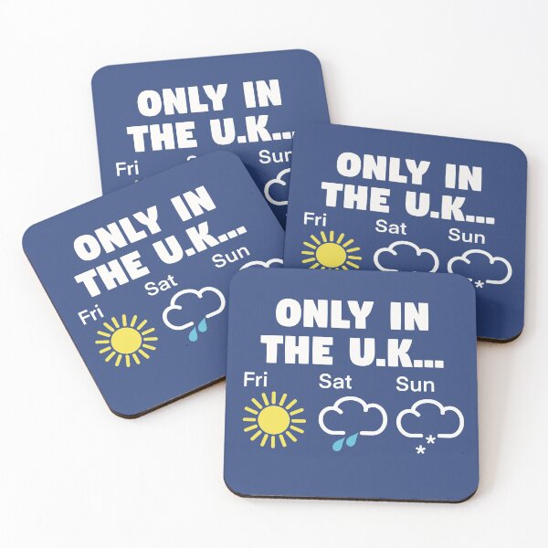 Item preview, Only In The UK British Weather Forecast  designed and sold by Funful.