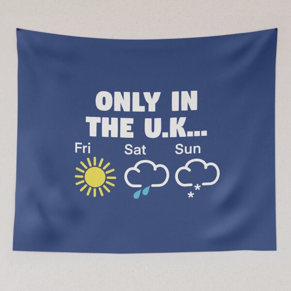 Item preview, Only In The UK British Weather Forecast  designed and sold by Funful.