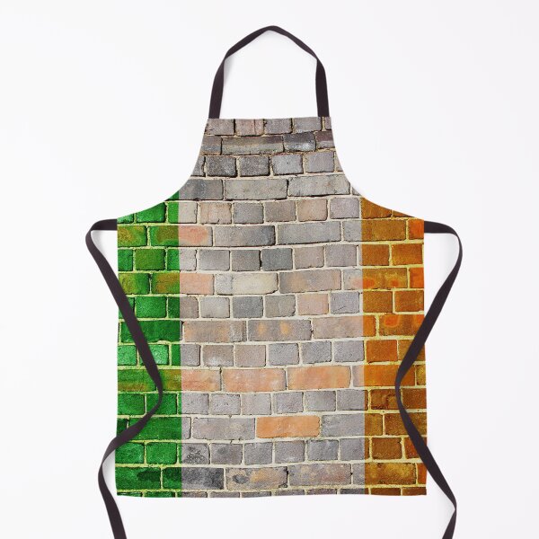 Item preview, Ireland flag on an old brick wall  designed and sold by steveball.