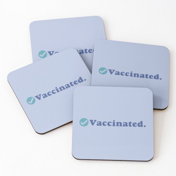 Item preview, Vaccinated Check. Covid 2021 - Booster Vaccinated designed and sold by MinimalSketches.
