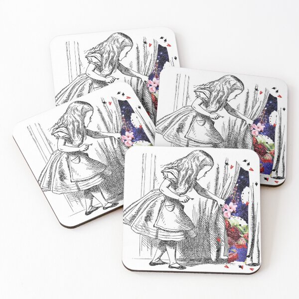 Item preview, Alice, down the rabbit hole, floral galaxy designed and sold by DeVeauDesign.