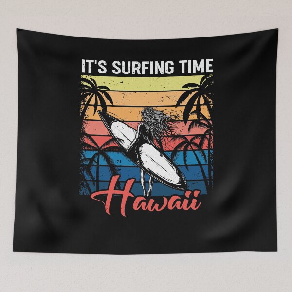 Item preview, It's surfing time Hawaii designed and sold by Elitekampfei.
