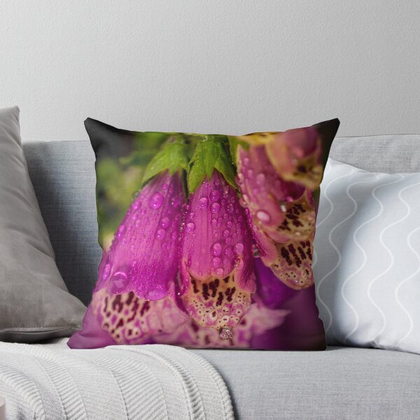 Item preview, Digitalis purpurea with raindrops designed and sold by stresskiller.