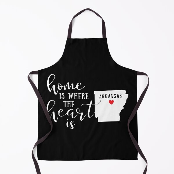 Item preview, Arkansas, Home Is Where the Heart Is, Home State designed and sold by ladylaughprints.
