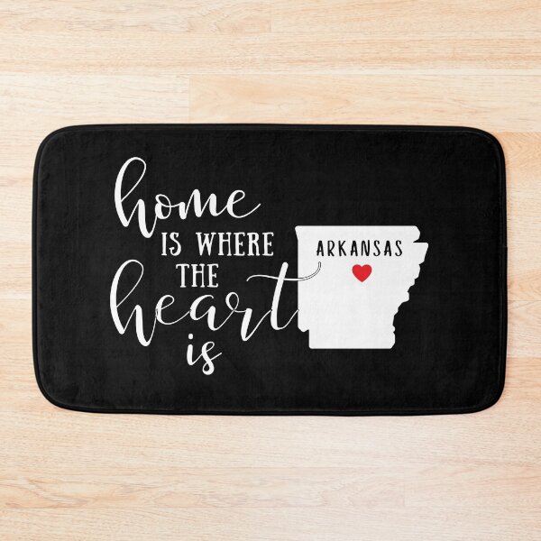Item preview, Arkansas, Home Is Where the Heart Is, Home State designed and sold by ladylaughprints.