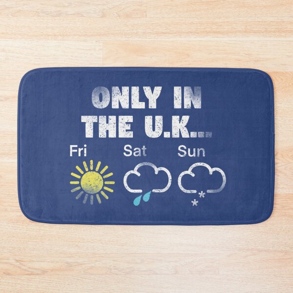 Item preview, Only In The UK British Weather Forecast distressed  designed and sold by Funful.