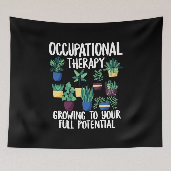 Aperçu de l'œuvre Occupational Therapy Shirt, Occupational therapy, Growing To Your Full Potential, OT tshirt, Occupational Therapist, Gifts for women, Plants Lover créée et vendue par Sifoustore.