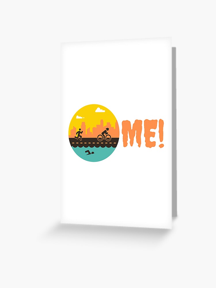 Thumbnail 1 of 2, Greeting Card, TRI ME ! designed and sold by Yoyobloggers.