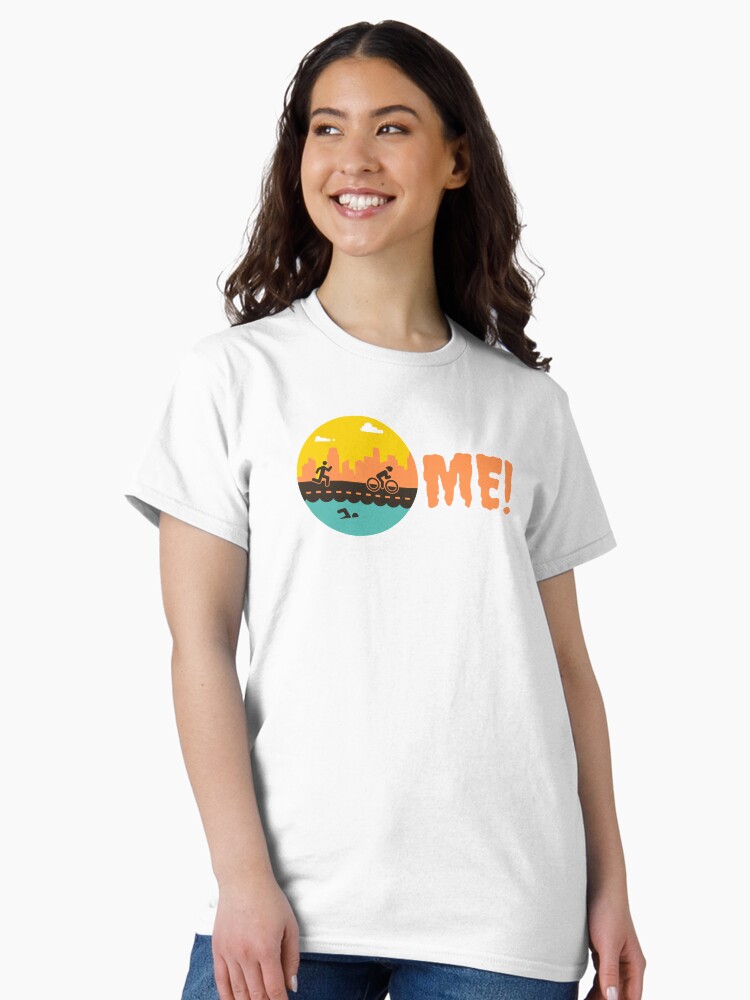 Thumbnail 2 of 7, Classic T-Shirt, TRI ME ! designed and sold by Yoyobloggers.