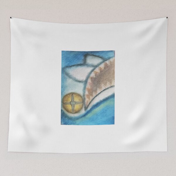 Item preview, abstraction. open mouth shark designed and sold by Olga Kydryavskaya.