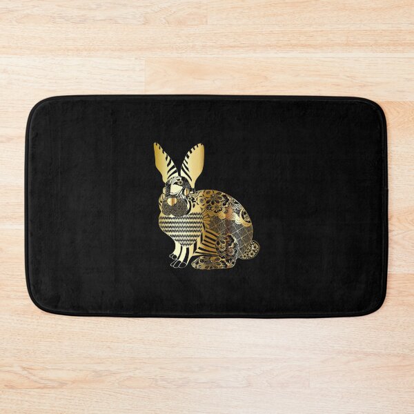 Item preview, Gold Patterned Bunny designed and sold by Labradoodlesetc.