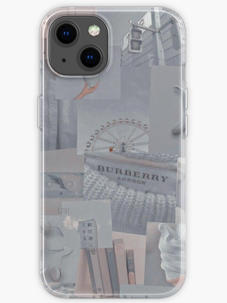 Cute Aesthetic Collage Phone Case Blue Iphone Case For Sale By Lottesmits Redbubble