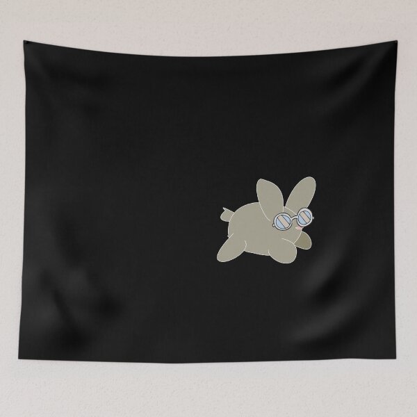 Item preview, Bunny with Glasses designed and sold by Labradoodlesetc.