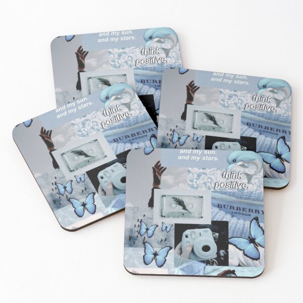 Item preview, Cute aesthetic collage phone case blue  designed and sold by LotteSmits.