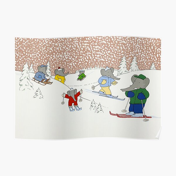 impression babar vintage Poster