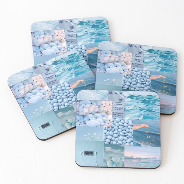 Item preview, Cute aesthetic collage phone case blue  designed and sold by LotteSmits.