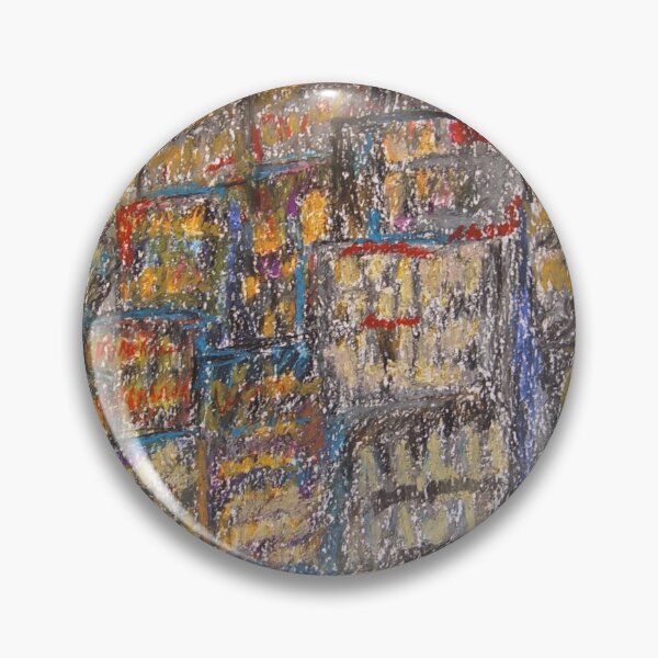 Item preview, night city in brown tones designed and sold by Olga Kydryavskaya.
