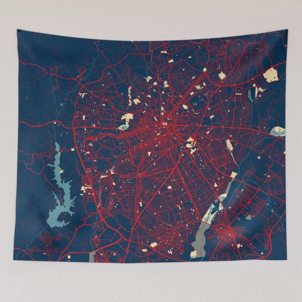 Item preview, Curitiba City Map of Brazil - Hope designed and sold by deMAP.