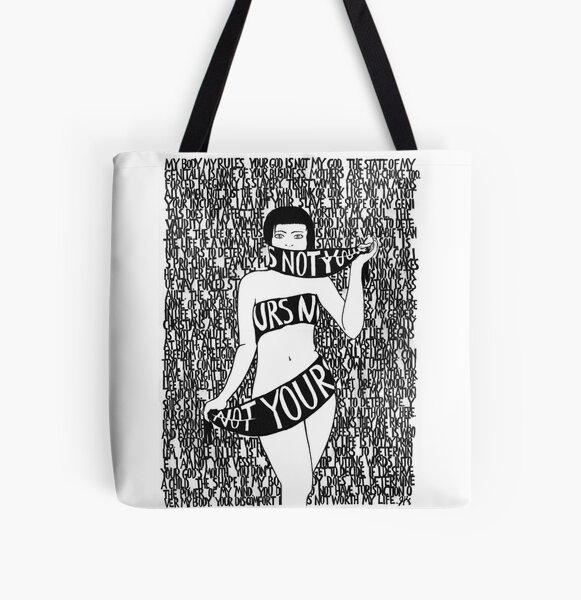 Not Yours All Over Print Tote Bag