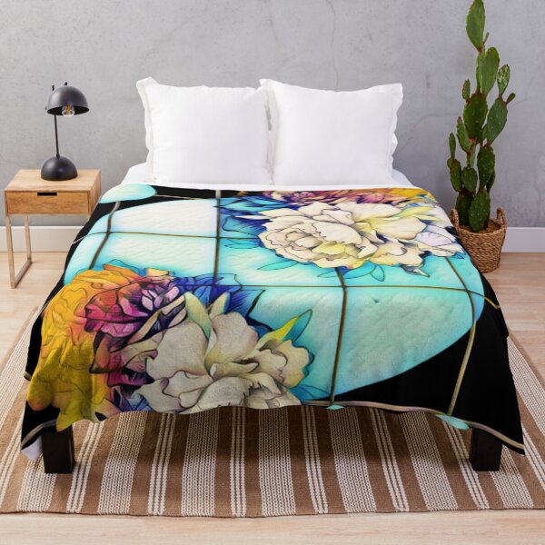 Item preview, Floral pattern - Pastel Blue designed and sold by klou-art.