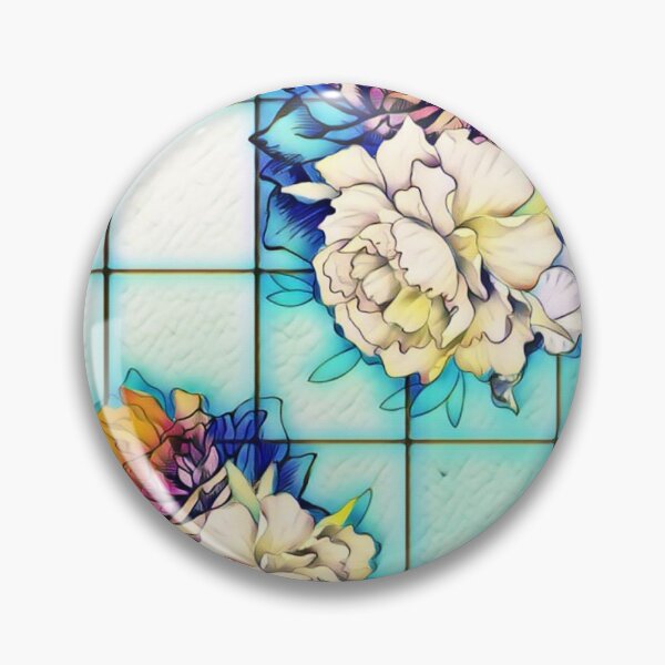 Item preview, Floral pattern - Pastel Blue designed and sold by klou-art.