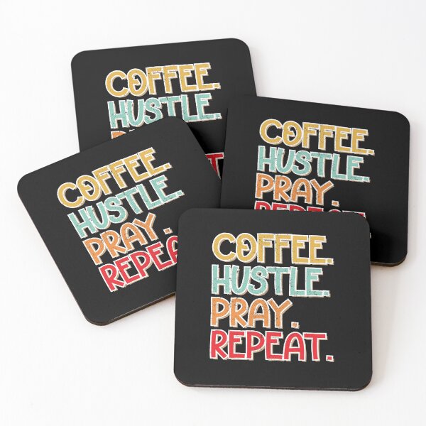 Item preview, Coffee Hustle Pray Repeat designed and sold by ShaykhUmer.