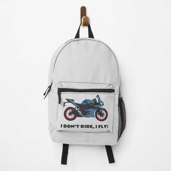 Item preview, I don't ride, I fly! Yamaha YZF-R3 Aquamarine designed and sold by WiredDesigns.