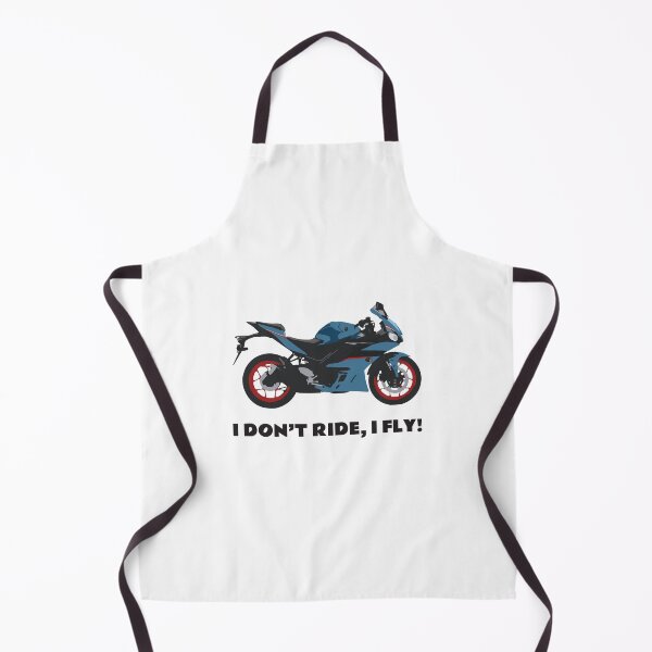 Item preview, I don't ride, I fly! Yamaha YZF-R3 Aquamarine designed and sold by WiredDesigns.