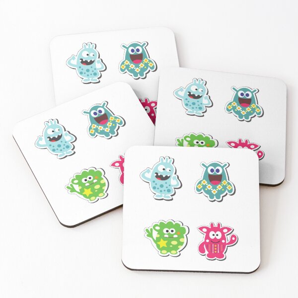 Item preview, Kids colourful monsters designed and sold by thekidsprint.