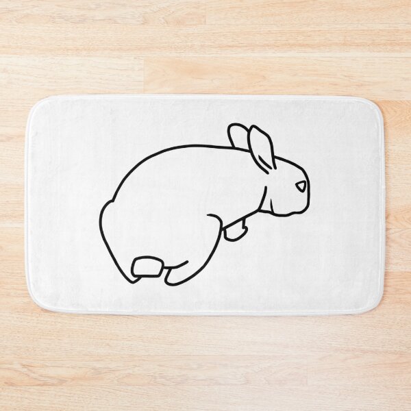 Item preview, Young Rabbit Sniffing designed and sold by PrileyRileyArt.