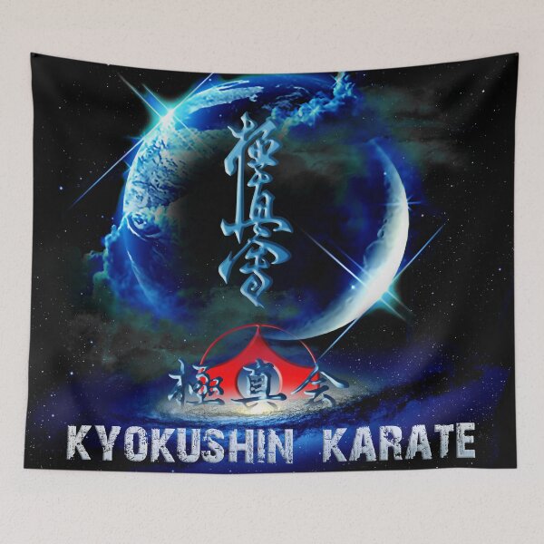 Item preview, Kyokushin Karate Astral World - Martial Arts Design - Karate Fashion designed and sold by Zanshin-Art.