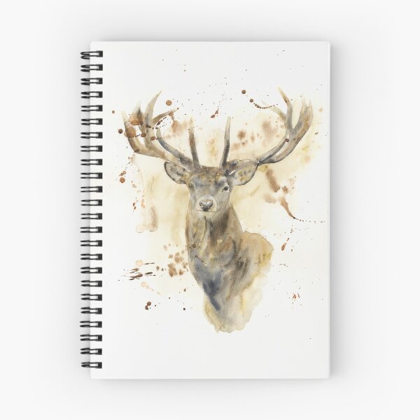 Item preview, "Presence" - Watercolour Stag designed and sold by VicGanleyArt.