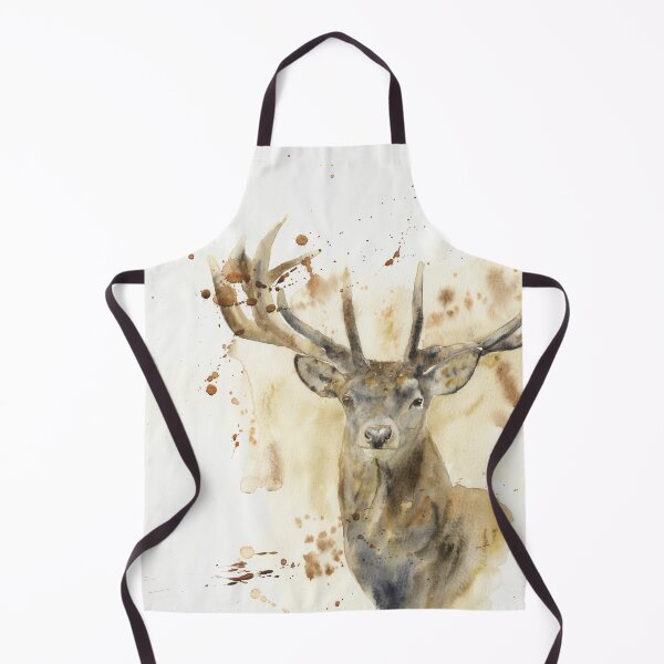 Item preview, "Presence" - Watercolour Stag designed and sold by VicGanleyArt.