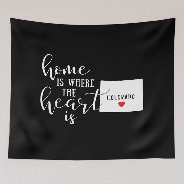 Item preview, Colorado, Home Is Where the Heart Is, Home State designed and sold by ladylaughprints.