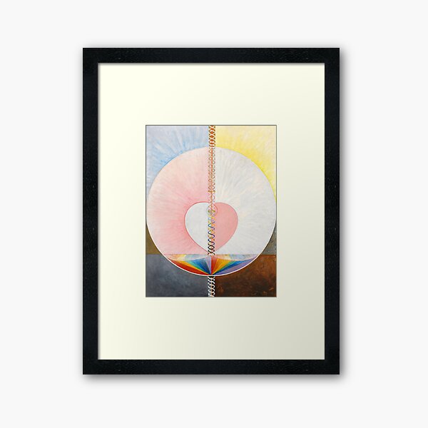The Dove by Hilma af Klint Framed Art Print