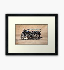 Taxi Vintage Sidecar Framed Print