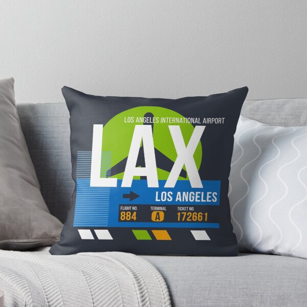 Item preview, Los Angeles, California (LAX) Airport Code Baggage Tag designed and sold by SLAG-Creative.