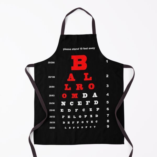Item preview, EYE TEST CHART - BALLROOM DANCE designed and sold by KoolDsignsDANCE.