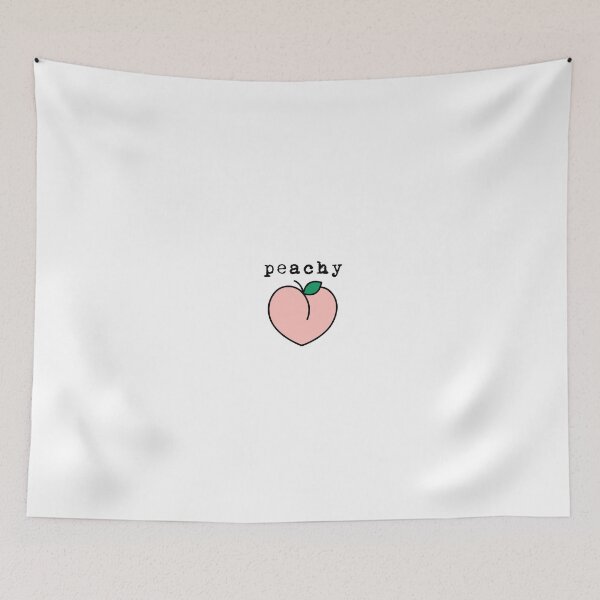 Aperçu de l'œuvre Design Peachy, Pêche, Vacances, Été, Fruits, Rétro, Vintage créée et vendue par RhiRhi Weston.