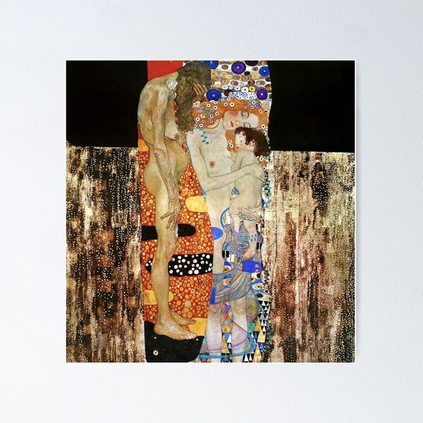 Item preview, High Resolution Gustav Klimt The Three Ages of Woman 1905 designed and sold by tiokvadrat.