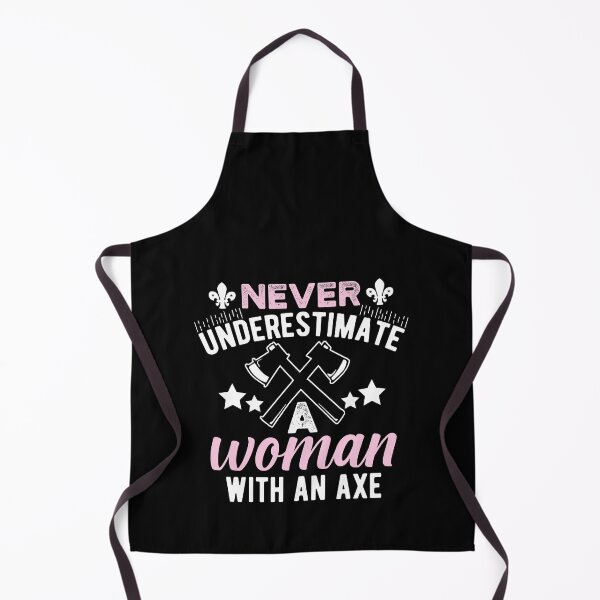 Item preview, Woman With An Axe Funny Axe Throwing designed and sold by Scratches Tees.