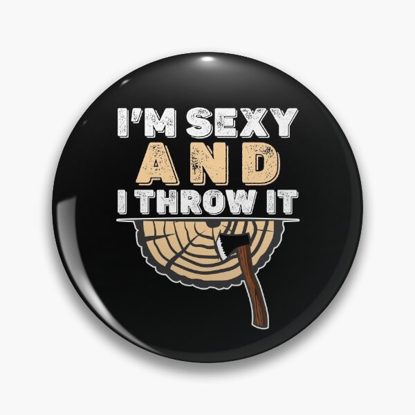 Item preview, I Throw It Funny Axe Tossing Lover Women designed and sold by Scratches Tees.
