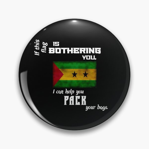 Item preview, Santomean flag - pack your bags designed and sold by 2Girls1Shirt.