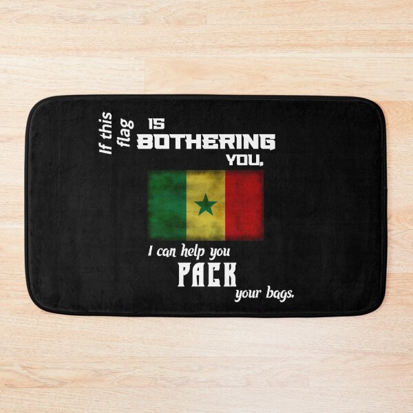Item preview, Senegalese flag - pack your bags designed and sold by 2Girls1Shirt.