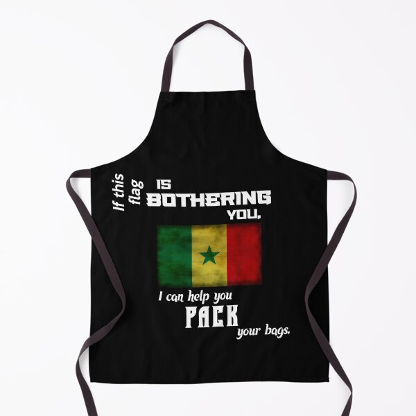 Item preview, Senegalese flag - pack your bags designed and sold by 2Girls1Shirt.