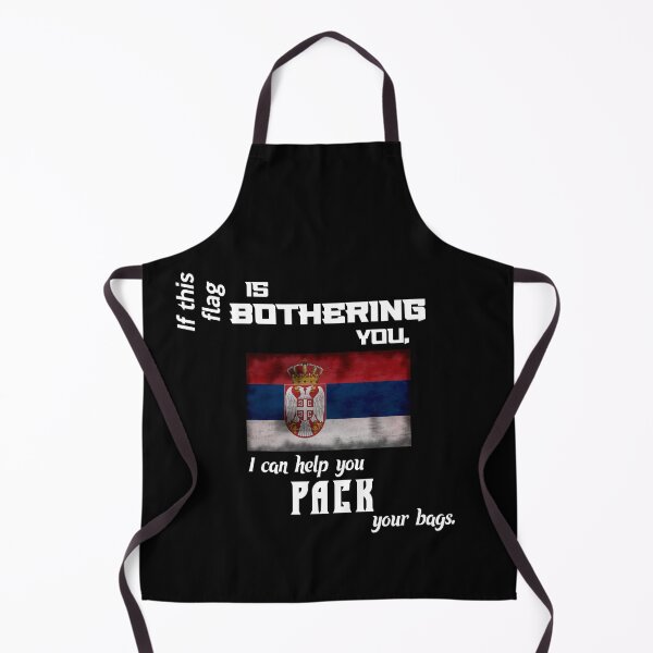 Item preview, Serbian flag - pack your bags designed and sold by 2Girls1Shirt.
