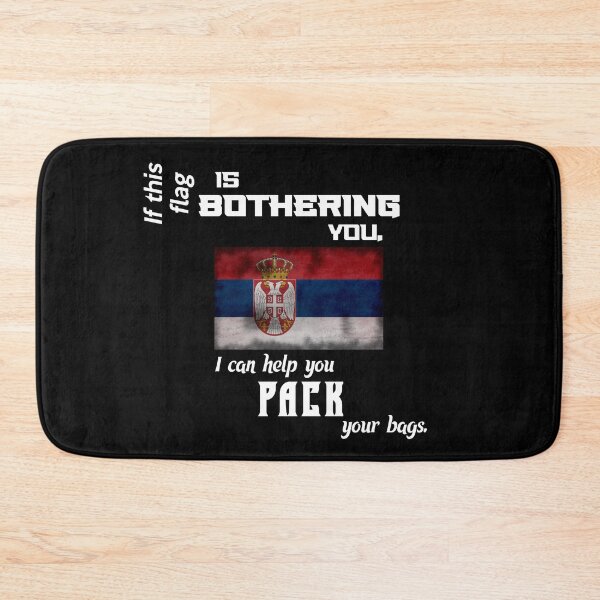Item preview, Serbian flag - pack your bags designed and sold by 2Girls1Shirt.