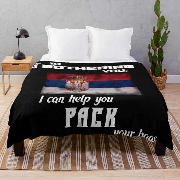 Item preview, Serbian flag - pack your bags designed and sold by 2Girls1Shirt.