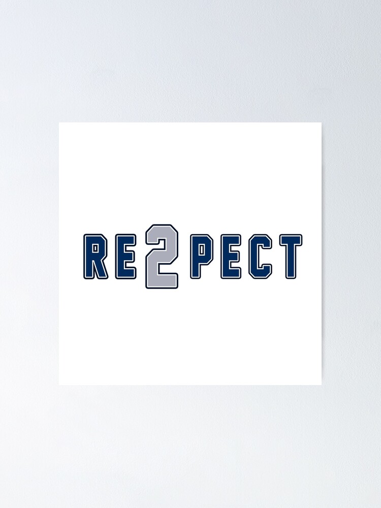 Derek Jeter RE2PECT Sticker for Sale by PluginBabes